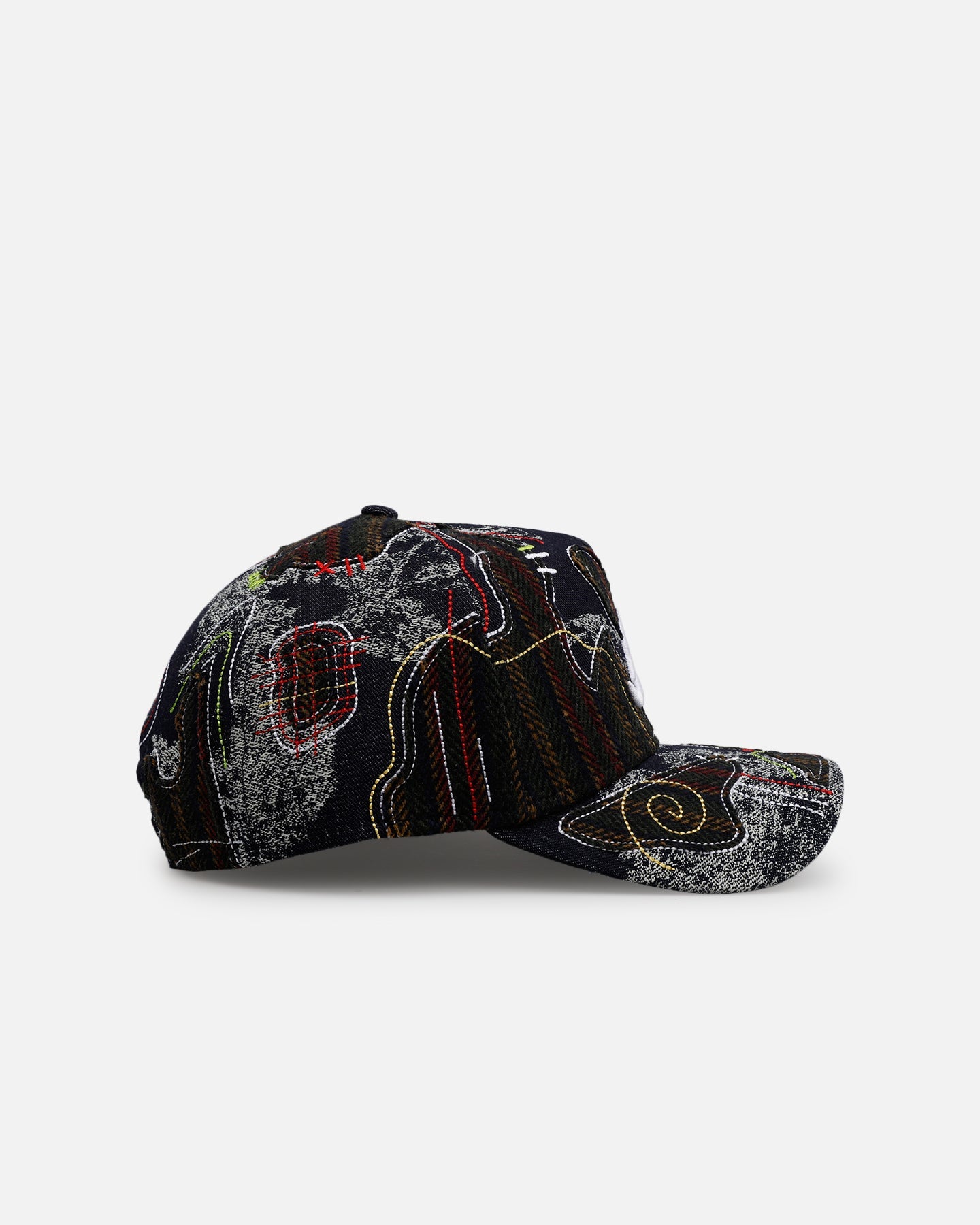 New Era Atlanta Braves 'Running Stitch' 9FORTY A-Frame Snapback Multi