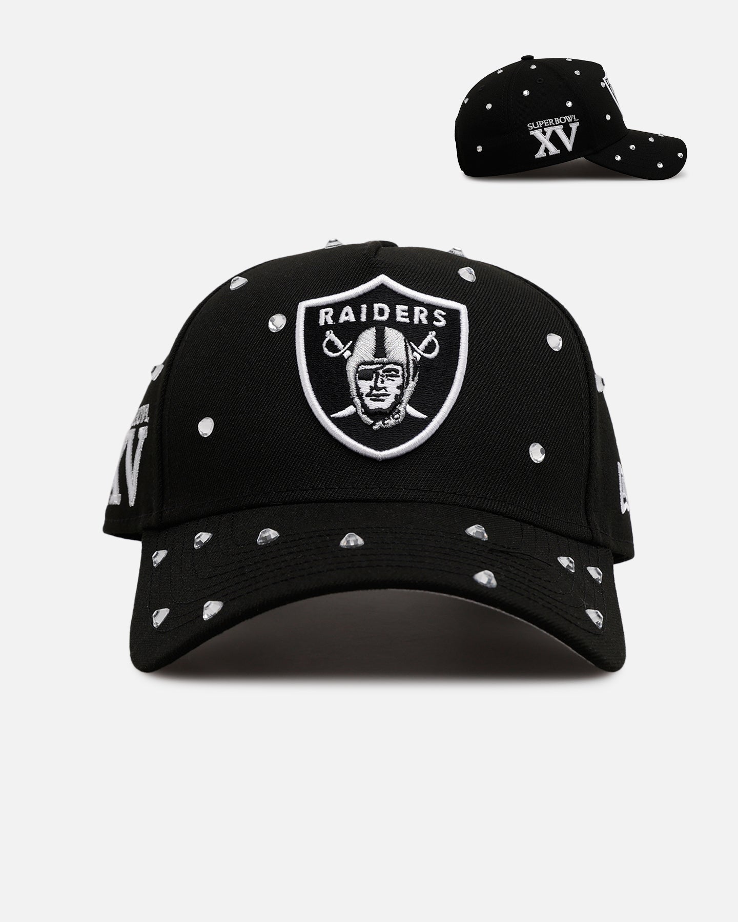 New Era Las Vegas Raiders 'Embellishment' 9FORTY A-Frame Snapback Black