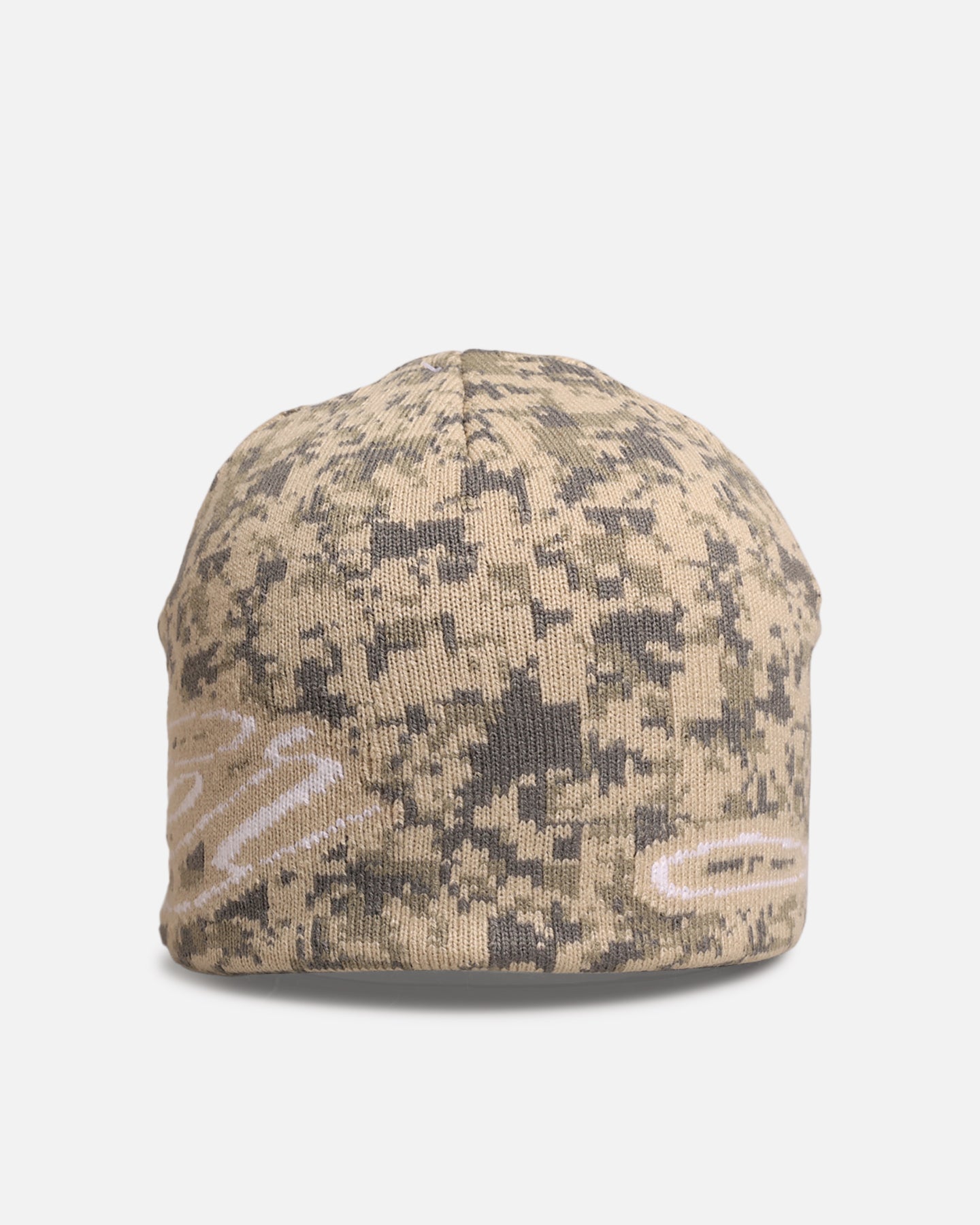 Loiter Skull Knit Beanie Digi Camo