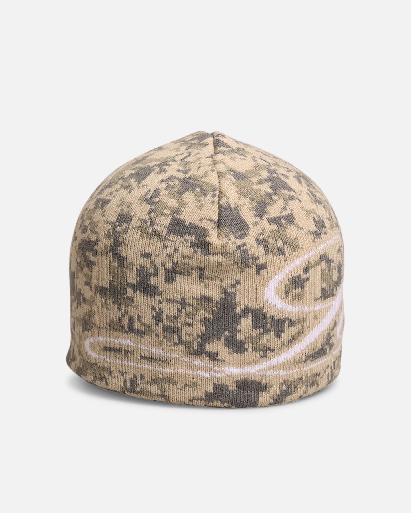 Loiter Skull Knit Beanie Digi Camo