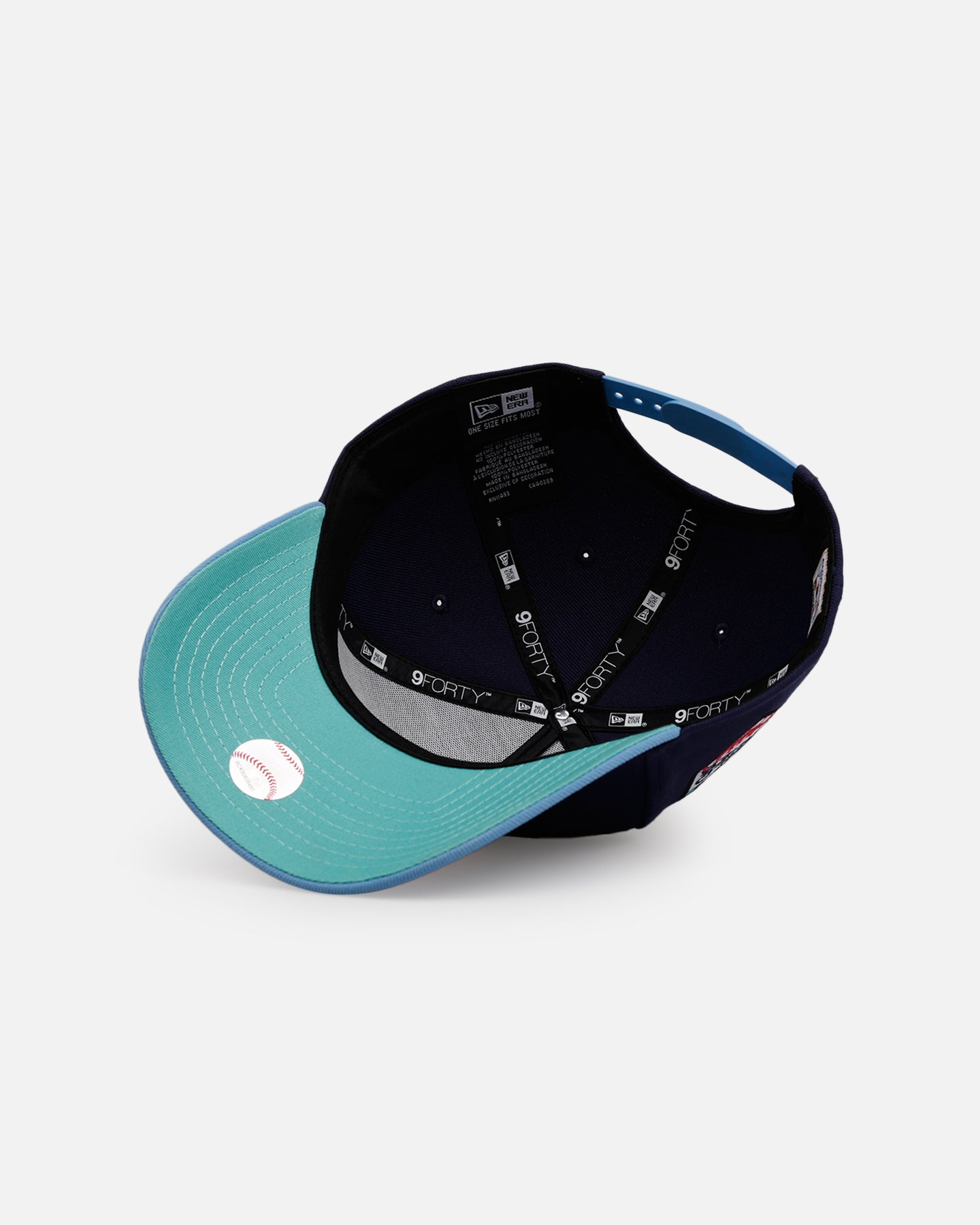 New Era Boston Red Sox 'Coral' 9FORTY A-Frame Snapback Navy/Sky