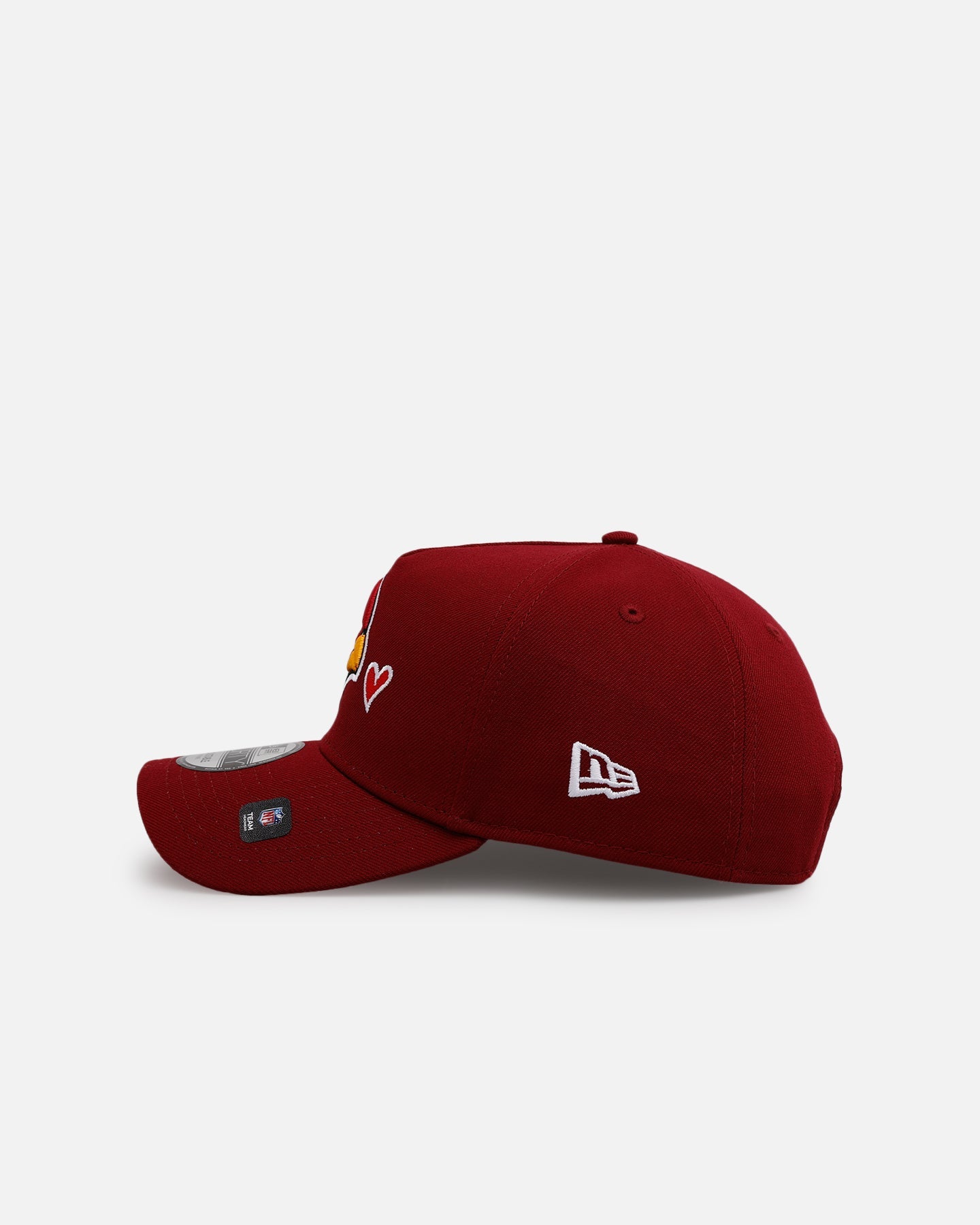 New Era Arizona Cardinals 'Team Color Hearts' 9FORTY A-Frame Snapback Official Team Color