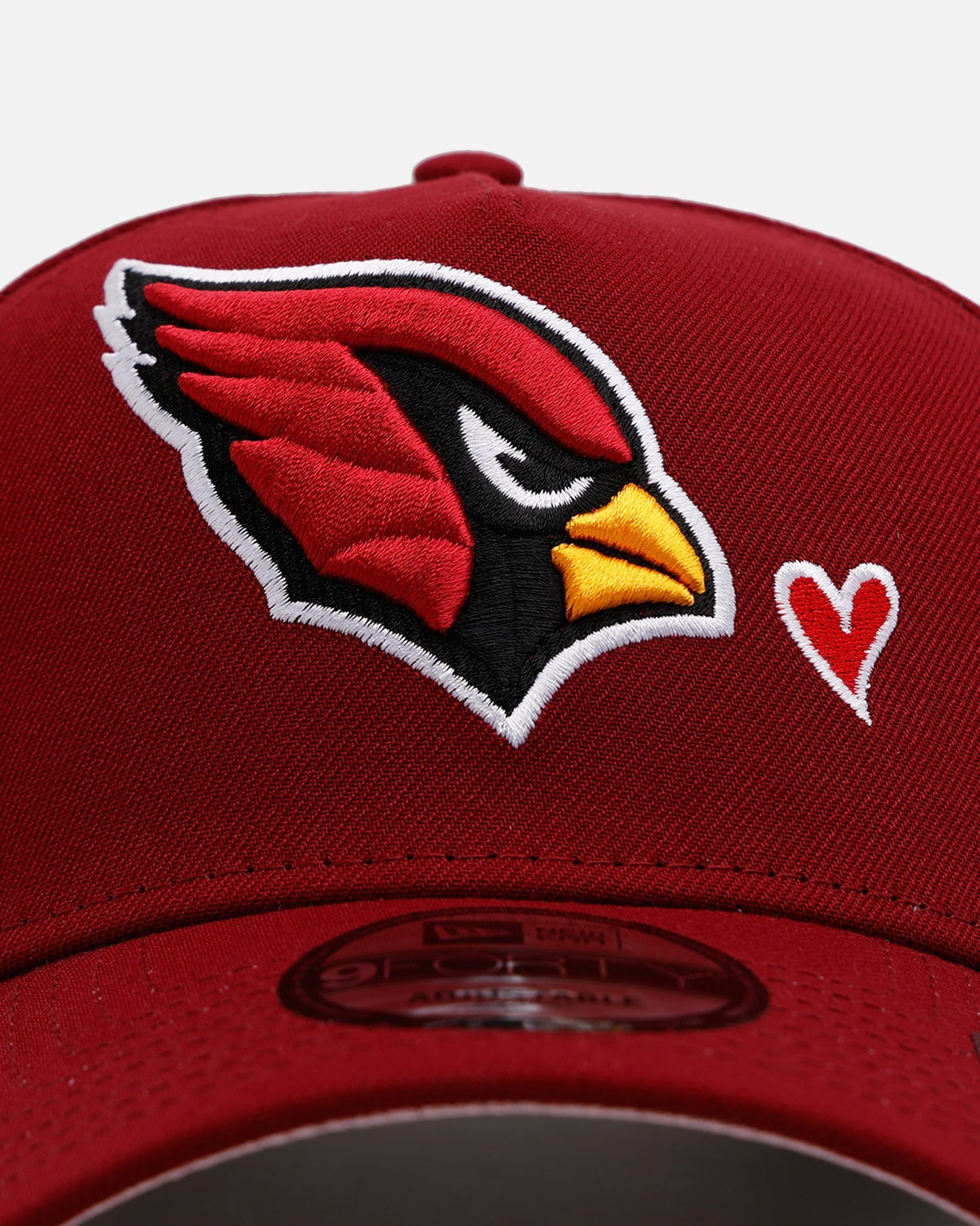 New Era Arizona Cardinals 'Team Color Hearts' 9FORTY A-Frame Snapback Official Team Color