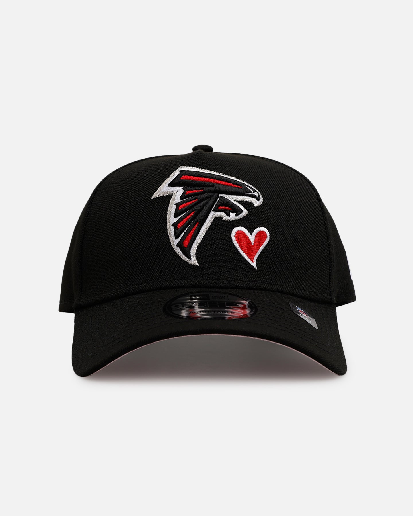 New Era Atlanta Falcons 'Team Color Hearts' 9FORTY A-Frame Snapback Official Team Color