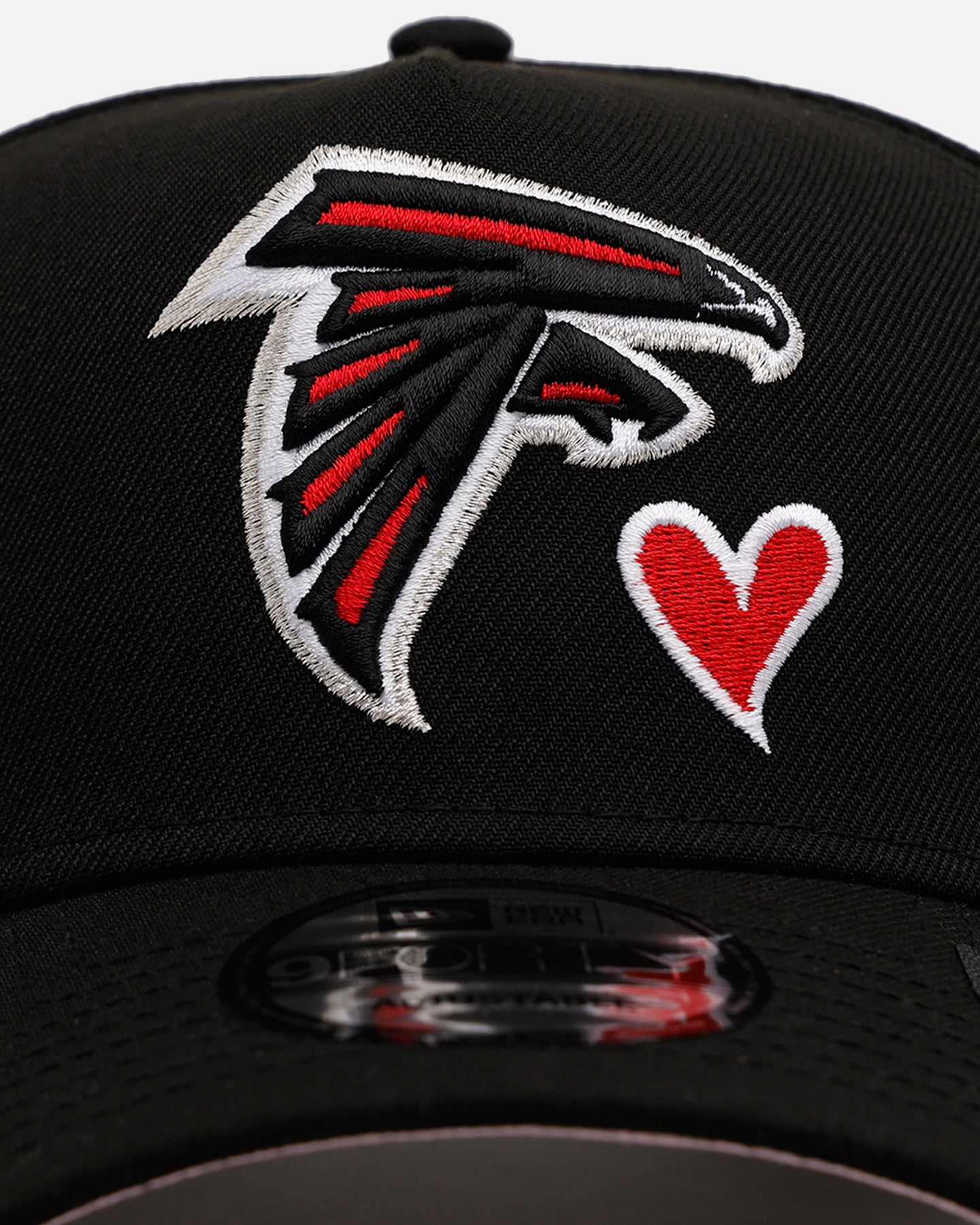 New Era Atlanta Falcons 'Team Color Hearts' 9FORTY A-Frame Snapback Official Team Color