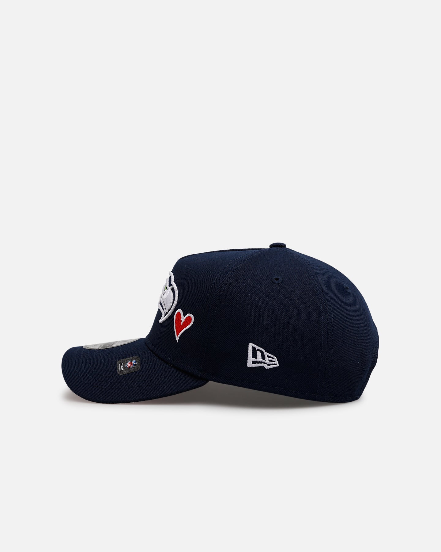 New Era Seattle Seahawks 'Team Color Hearts' 9FORTY A-Frame Snapback Official Team Color