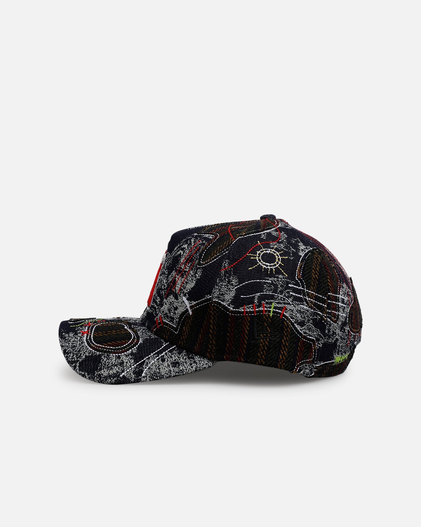 New Era Los Angeles Angels 'Running Stitch' 9FORTY A-Frame Snapback Multi