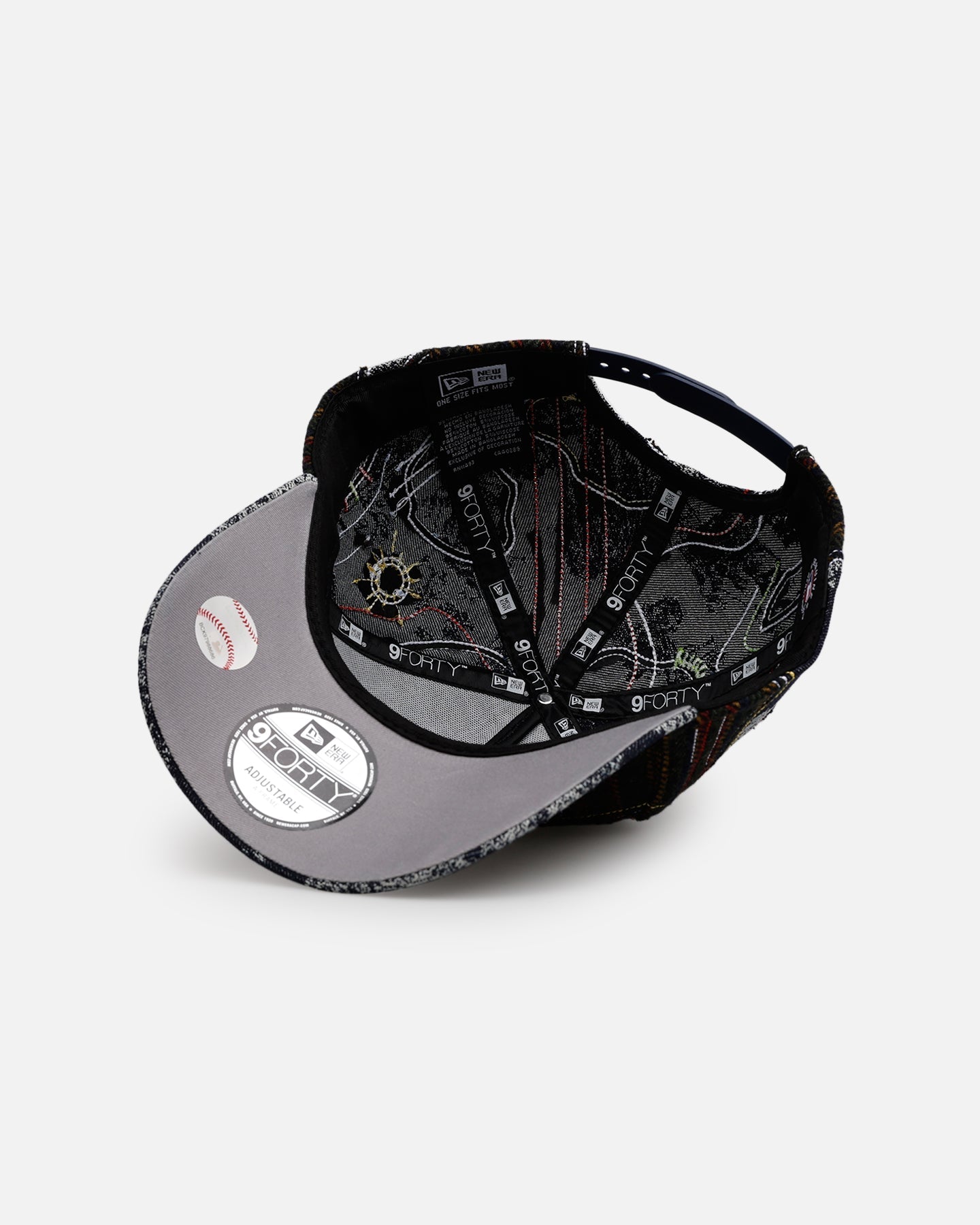 New Era Los Angeles Angels 'Running Stitch' 9FORTY A-Frame Snapback Multi