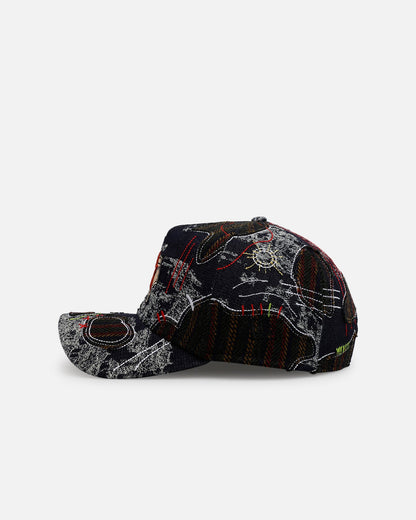 New Era Houston Astros 'Running Stitch' 9FORTY A-Frame Snapback Multi