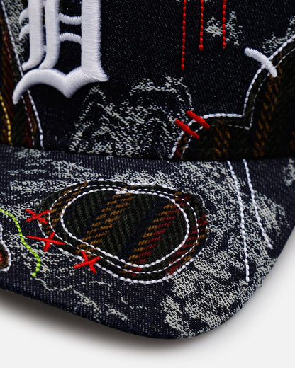 New Era Detroit Tigers 'Running Stitch' 9FORTY A-Frame Snapback Multi