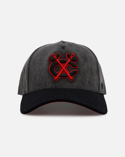 47 Brand Chicago Blackhawks 'Black & Red' 47 Offside Snapback Black/Red