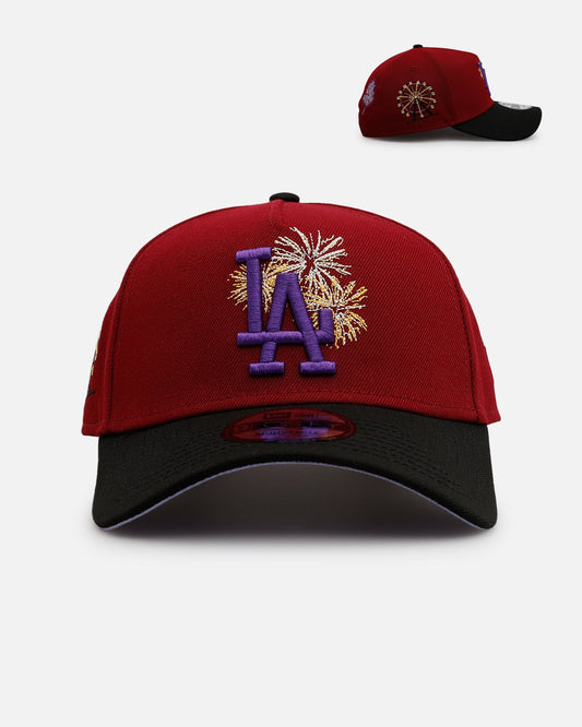 New Era Los Angeles Dodgers 'Carnival' 9FORTY A-Frame Snapback Cardinal