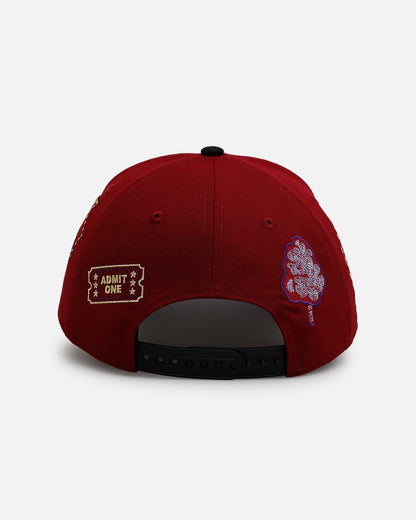 New Era Los Angeles Dodgers 'Carnival' 9FORTY A-Frame Snapback Cardinal