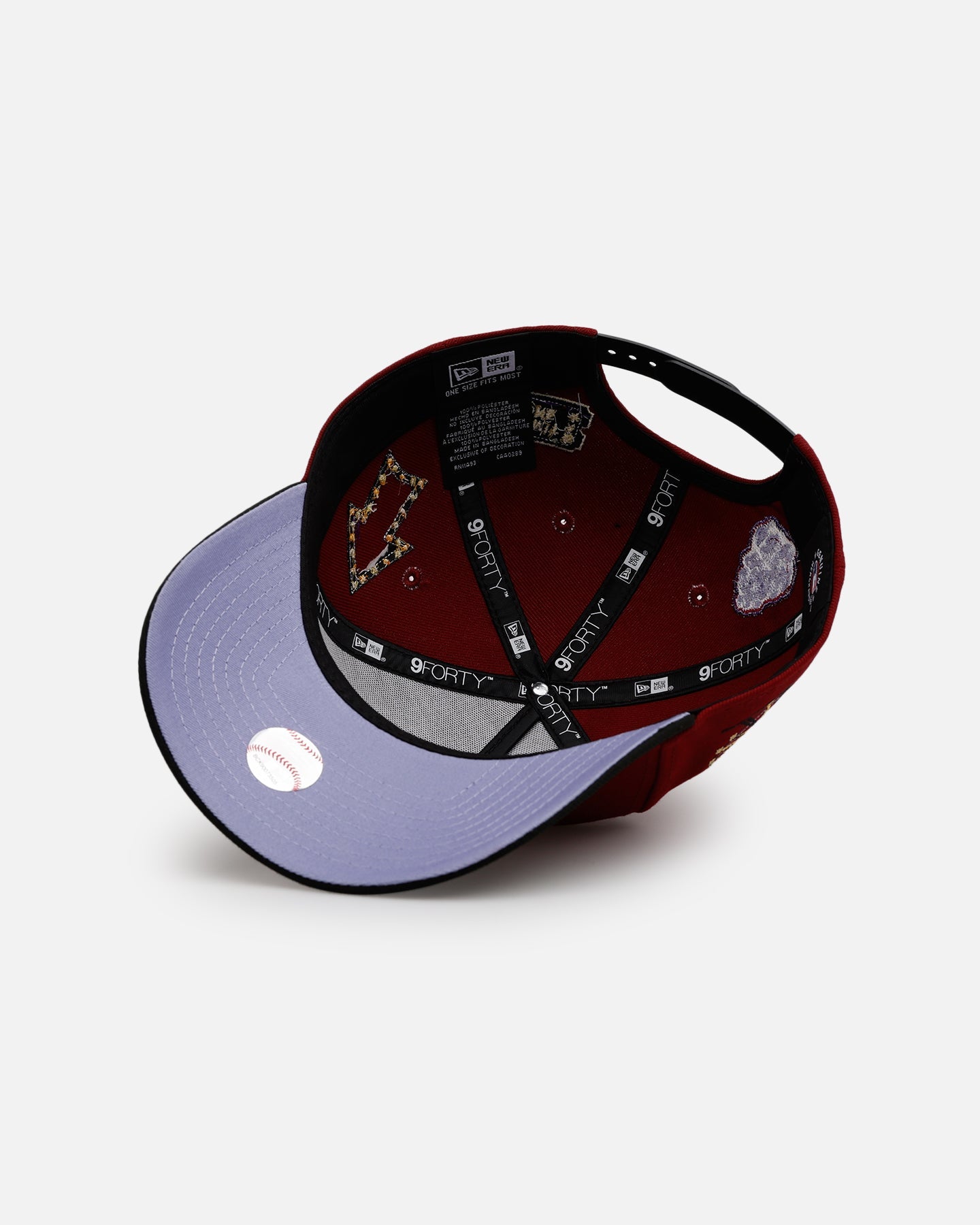 New Era Los Angeles Dodgers 'Carnival' 9FORTY A-Frame Snapback Cardinal