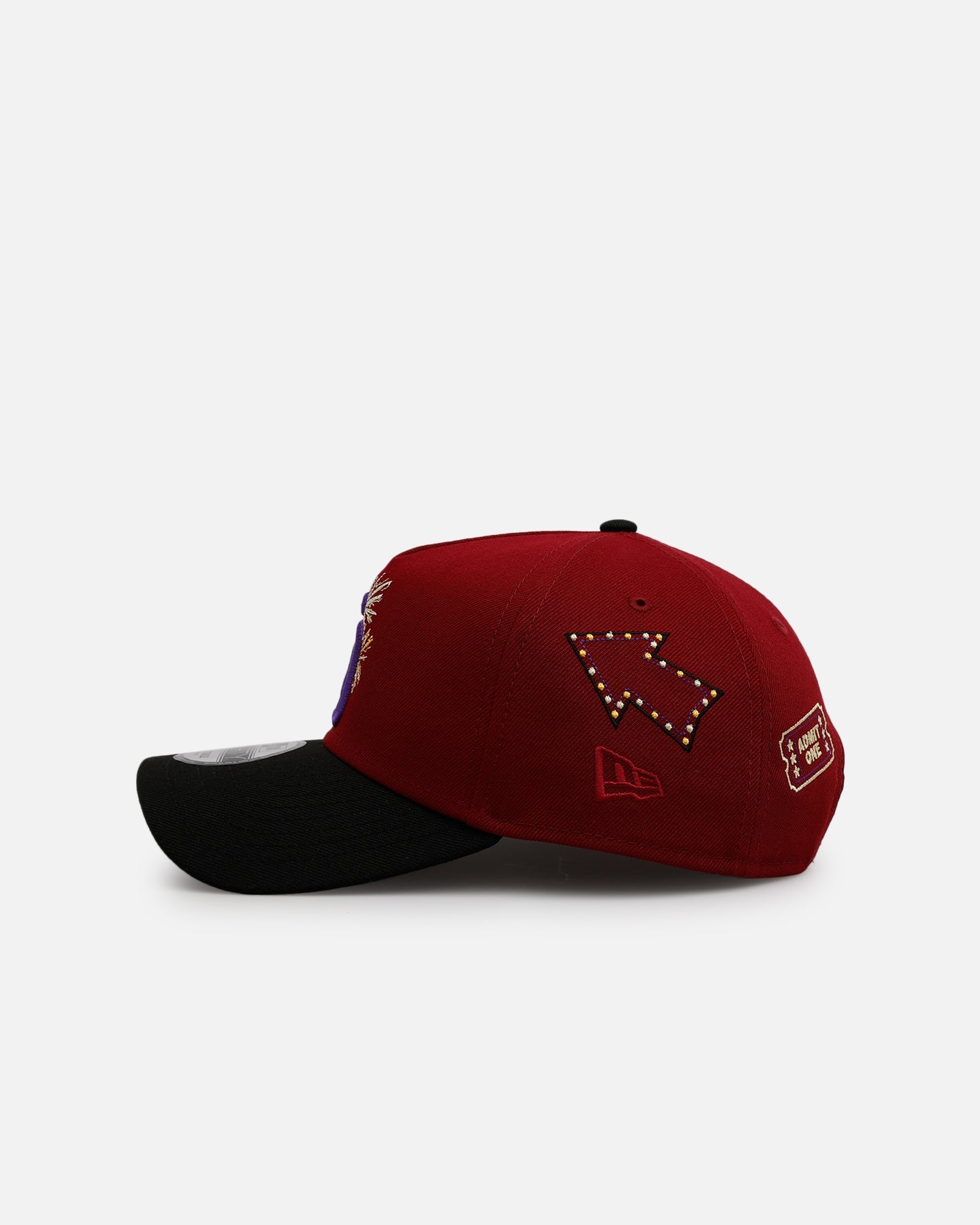 New Era San Diego Padres 'Carnival' 9FORTY A-Frame Snapback Cardinal