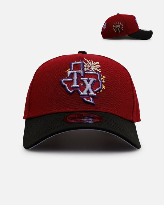 New Era Texas Rangers 'Carnival' 9FORTY A-Frame Snapback Cardinal