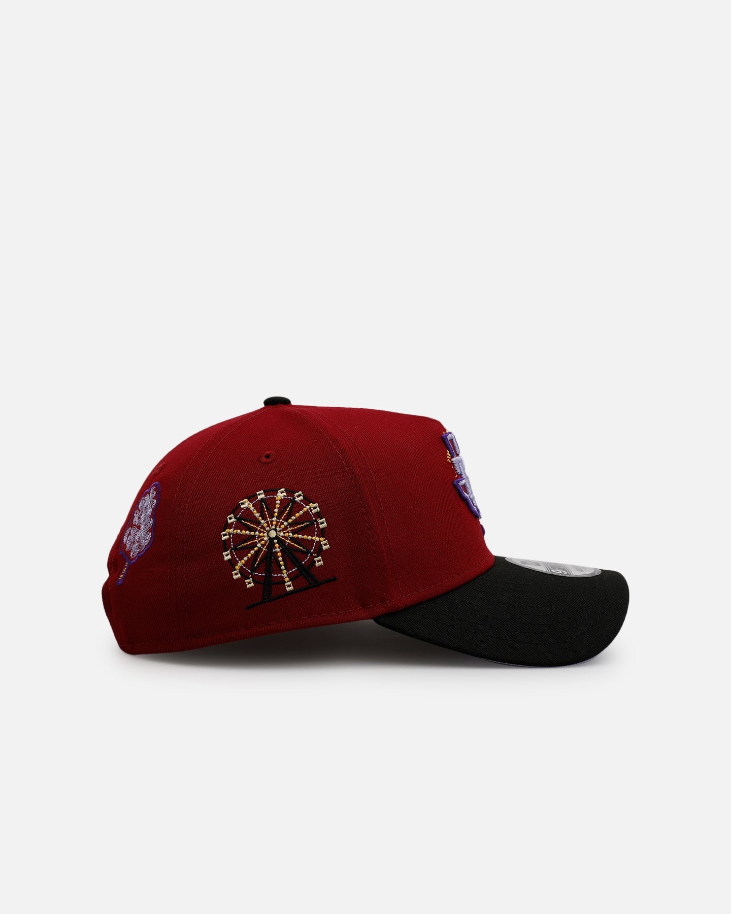 New Era Texas Rangers 'Carnival' 9FORTY A-Frame Snapback Cardinal