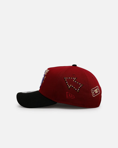 New Era Texas Rangers 'Carnival' 9FORTY A-Frame Snapback Cardinal