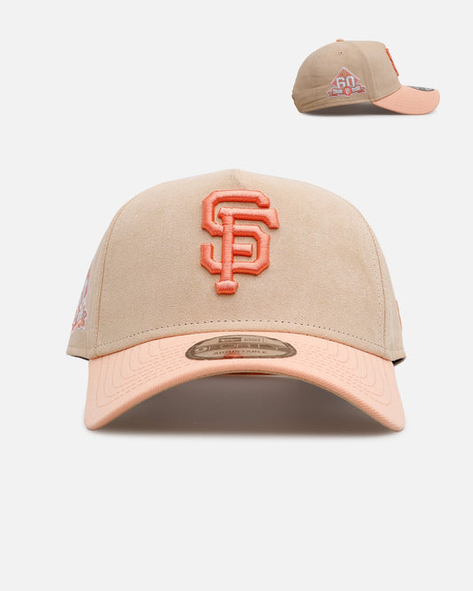 New Era San Francisco Giants 'Peach Suede' 9FORTY A-Frame Snapback Peach