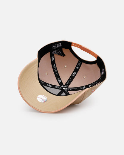 New Era Detroit Tigers 'Peach Suede' 9FORTY A-Frame Snapback Peach
