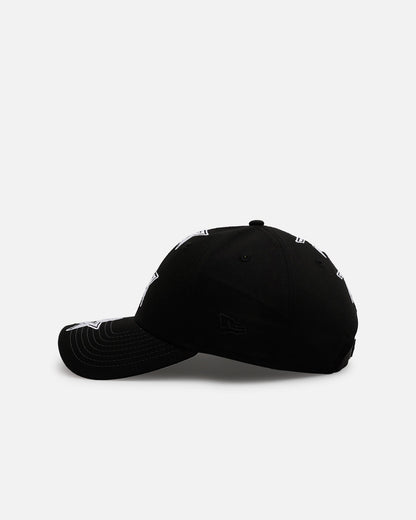New Era Houston Astros 'Spine' 9FORTY A-Frame Strapback Black/White