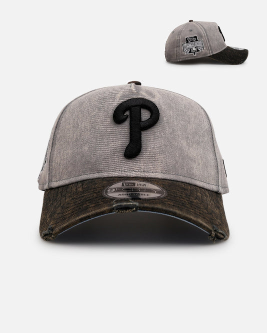 New Era Philadelphia Phillies 'Washed Storm Gray' 9FORTY A-Frame Snapback Gray