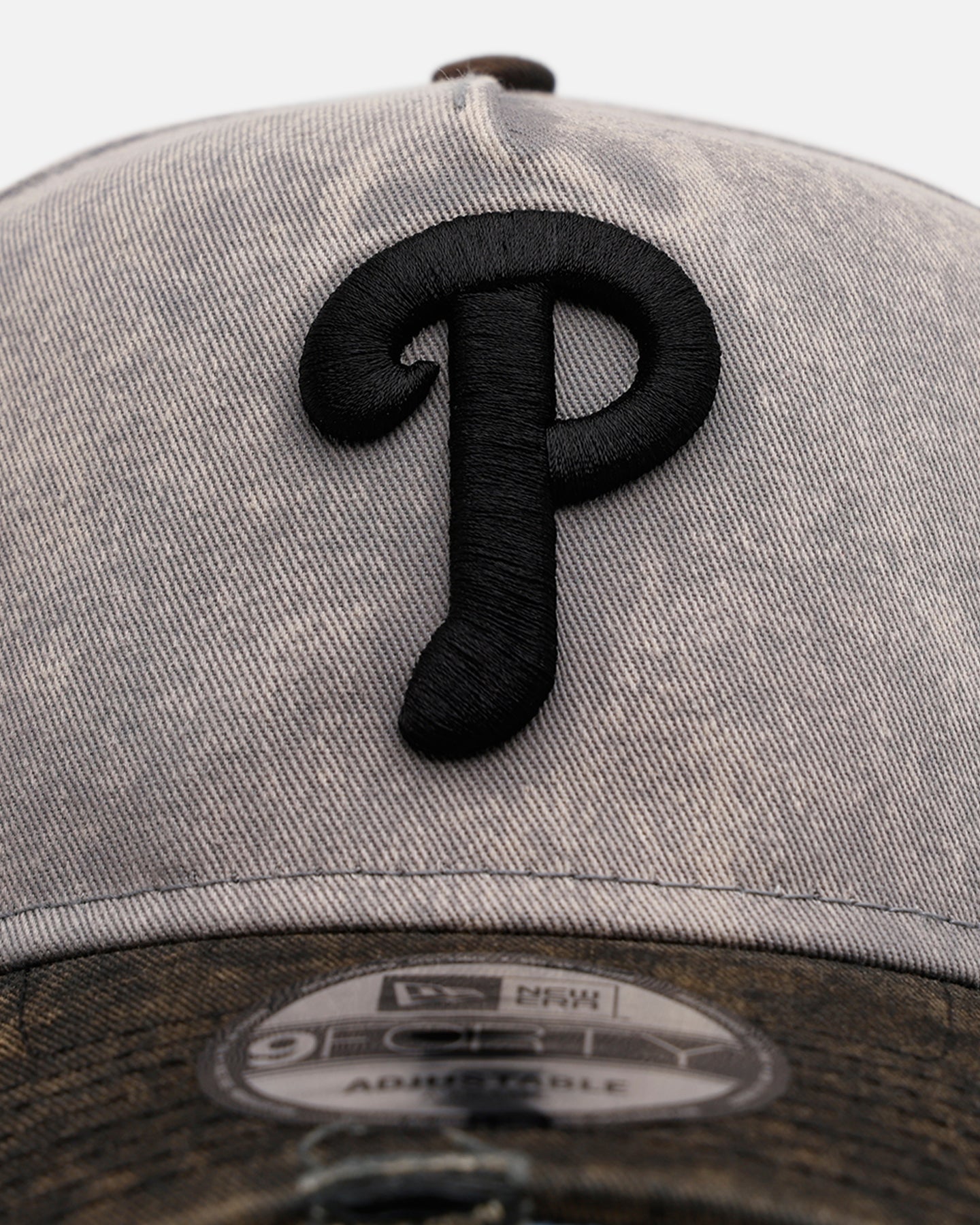 New Era Philadelphia Phillies 'Washed Storm Gray' 9FORTY A-Frame Snapback Gray
