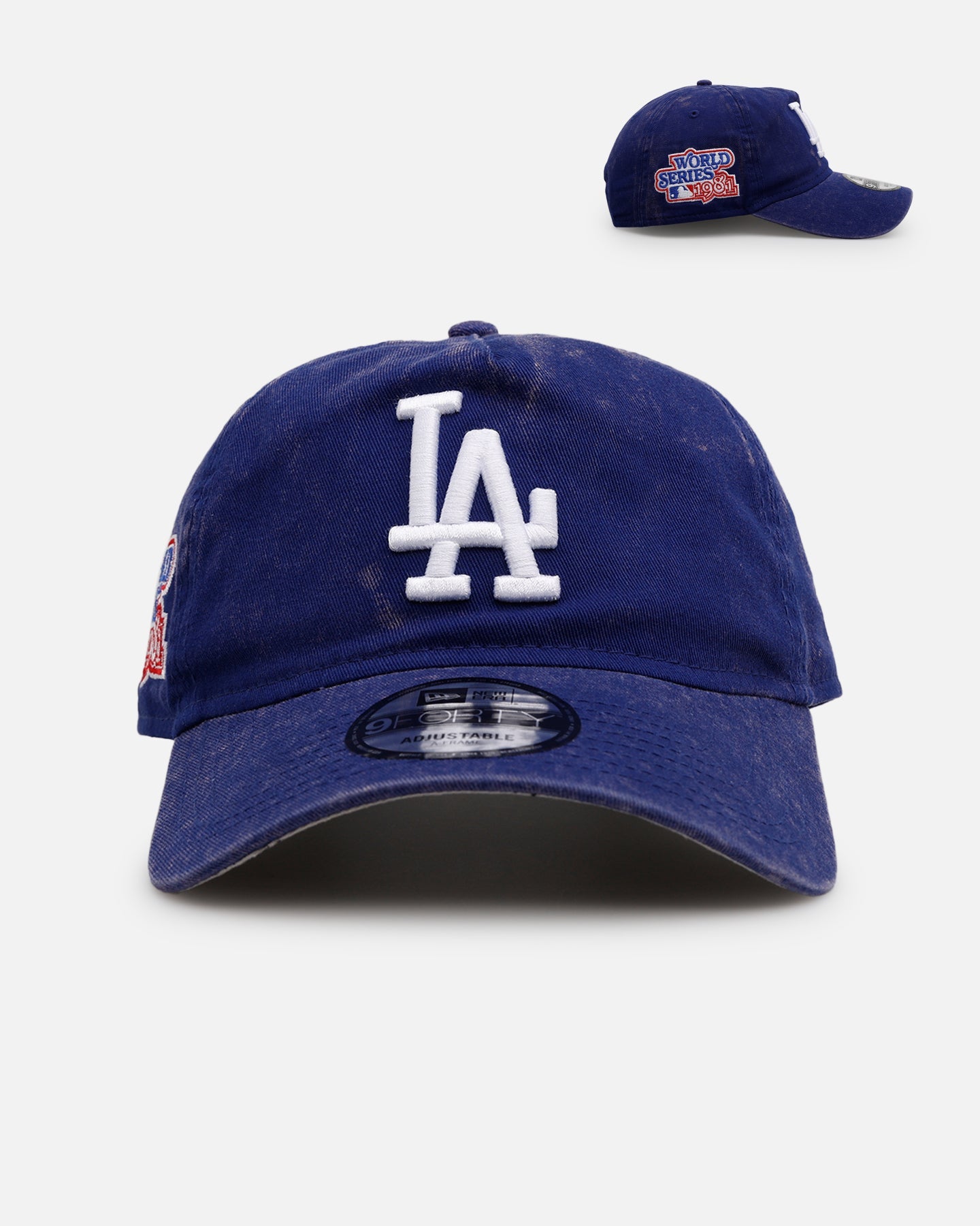 New Era Los Angeles Dodgers 'Washed Team Color' Unstructured 9FORTY A-Frame Snapback Official Team Color