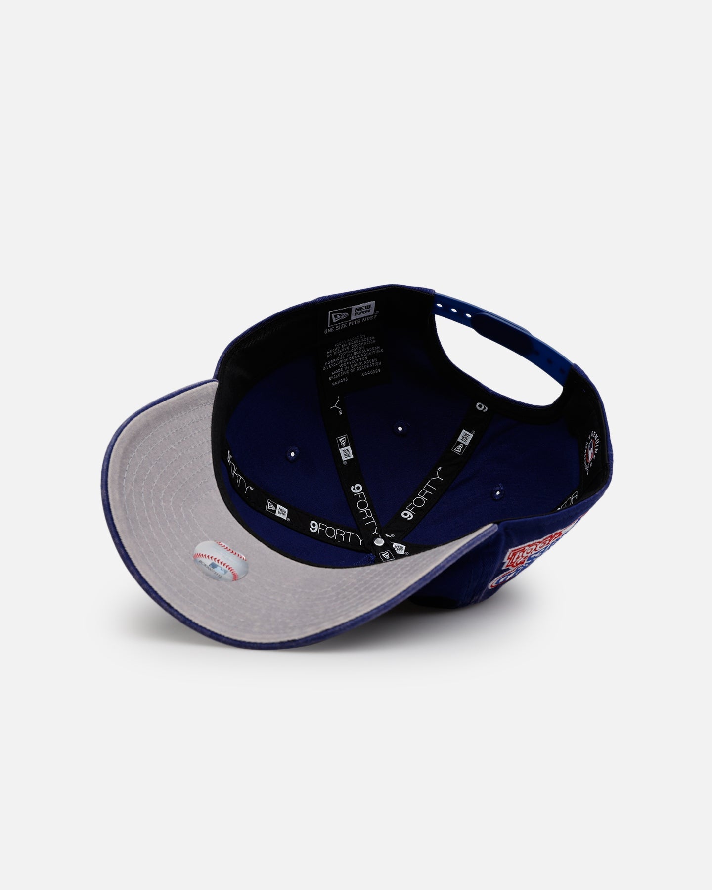 New Era Los Angeles Dodgers 'Washed Team Color' Unstructured 9FORTY A-Frame Snapback Official Team Color