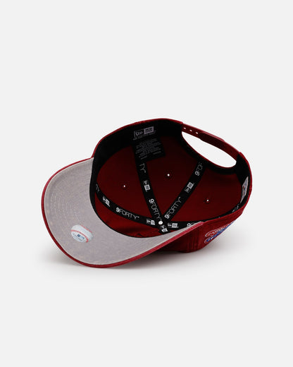 New Era Philadelphia Phillies 'Washed Team Color' Unstructured 9FORTY A-Frame Snapback Official Team Color