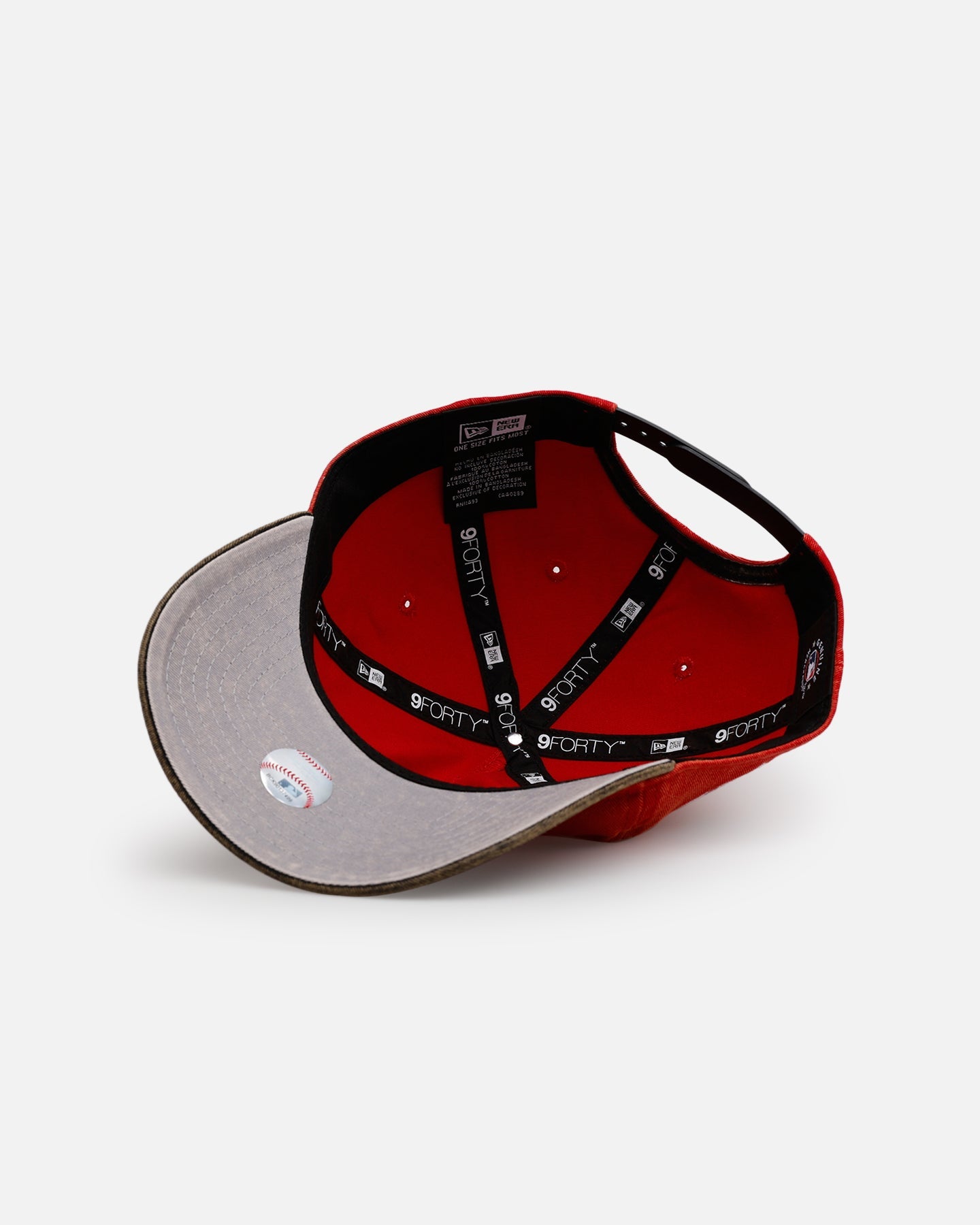 New Era Cincinnati Reds 'Washed Team Color' Unstructured 9FORTY A-Frame Snapback Official Team Color