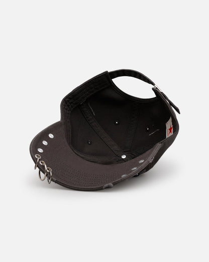 Loiter Pain Strapback Hat Black