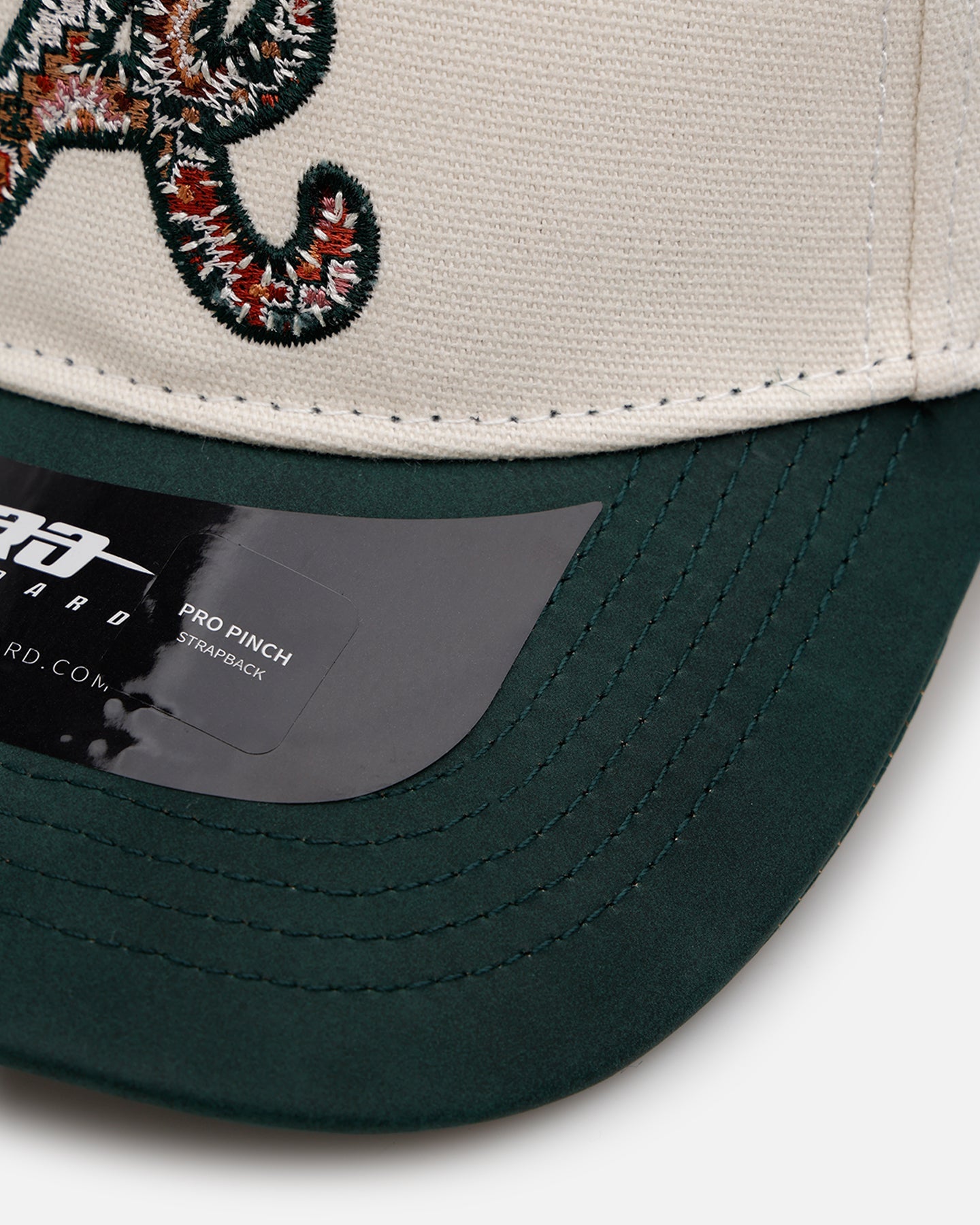 Pro Standard Atlanta Braves 'Tapestry 2.0' Pinch Front Strapback Dark Green