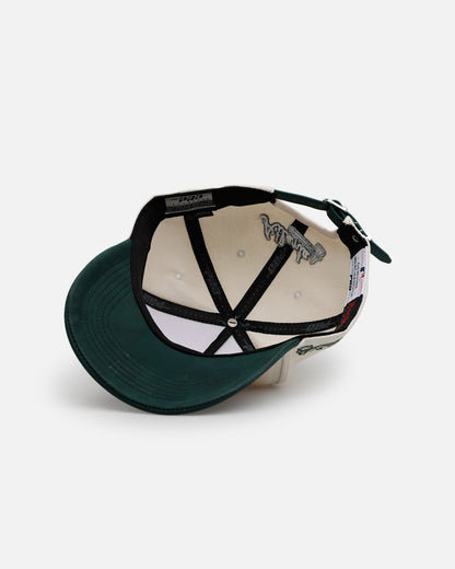 Pro Standard Atlanta Braves 'Tapestry 2.0' Pinch Front Strapback Dark Green