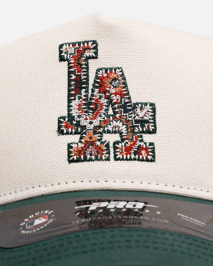 Pro Standard Los Angeles Dodgers 'Tapestry 2.0' Pinch Front Strapback Dark Green