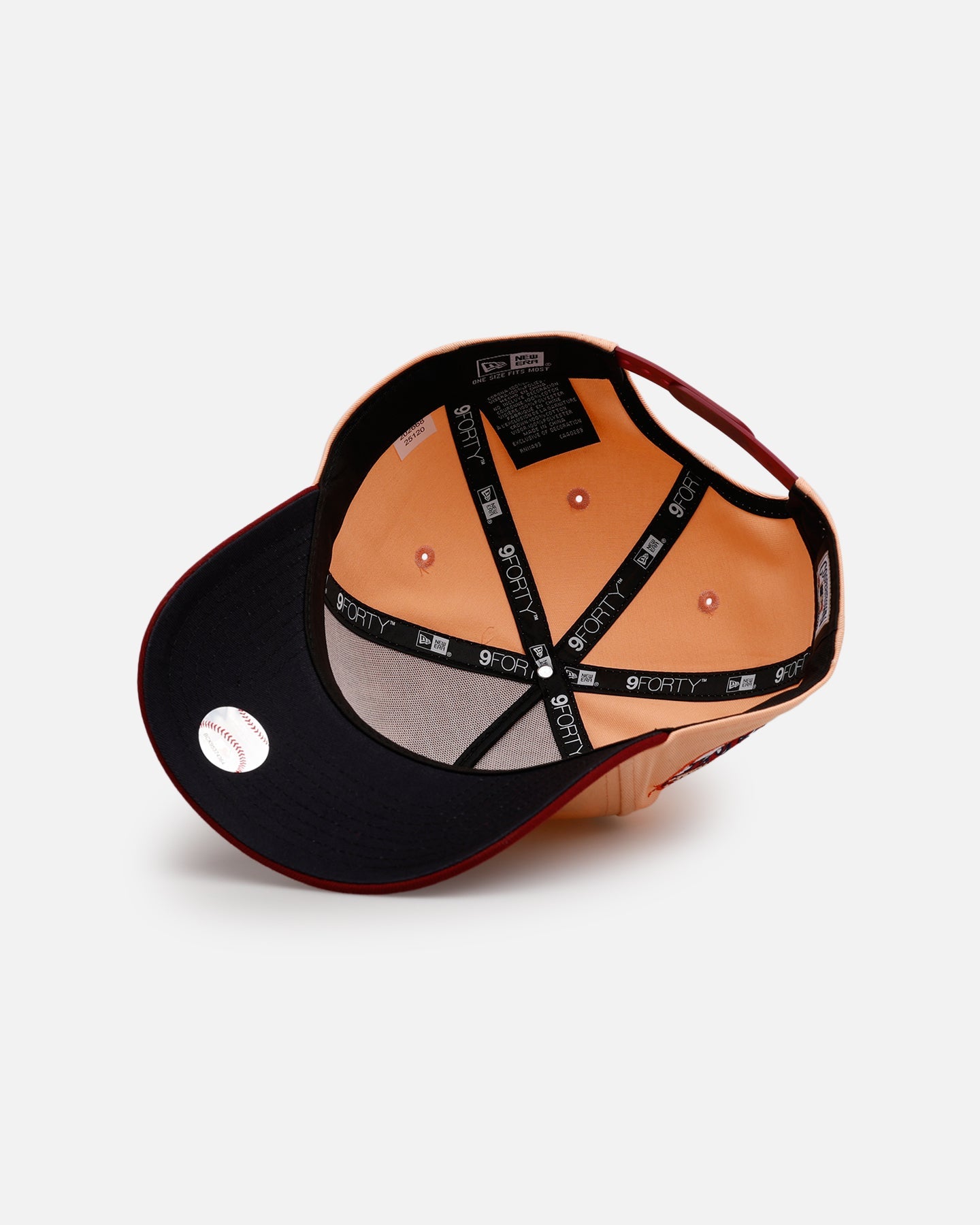 New Era San Francisco Giants 'Volcano' 9FORTY A-Frame Snapback Peach