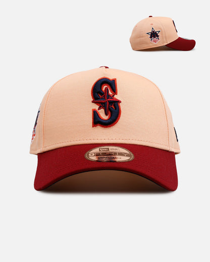 New Era Seattle Mariners 'Volcano' 9FORTY A-Frame Snapback Peach