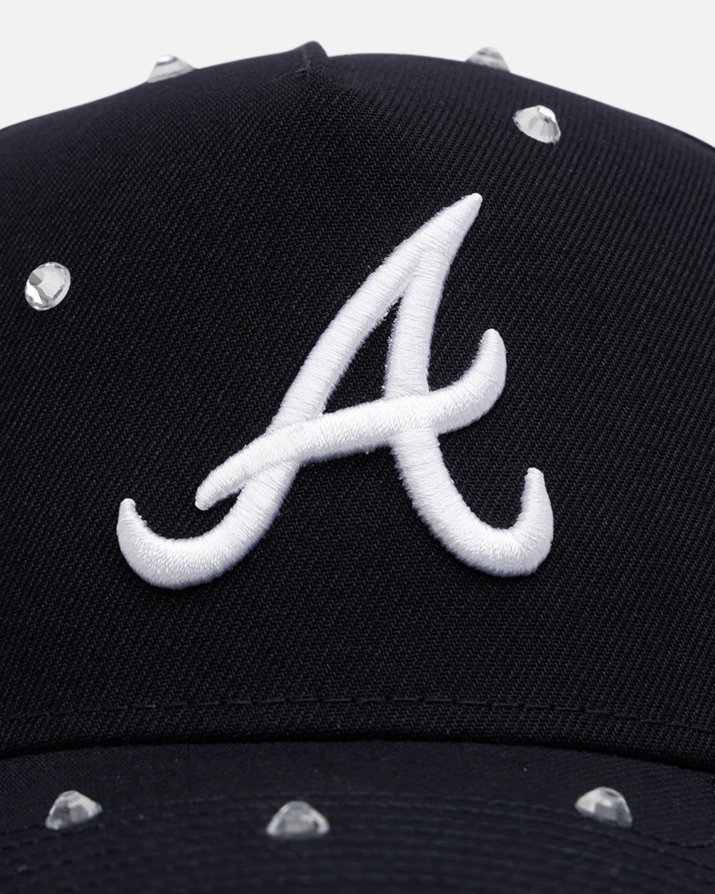 New Era Atlanta Braves 'Embellishment' 9FORTY A-Frame Snapback Navy