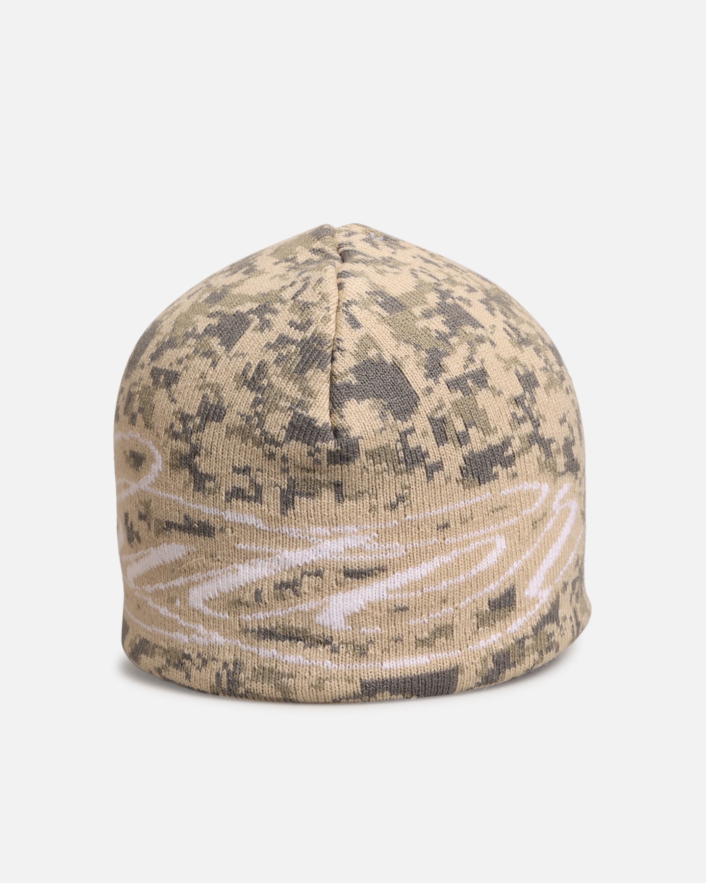 Loiter Skull Knit Beanie Digi Camo