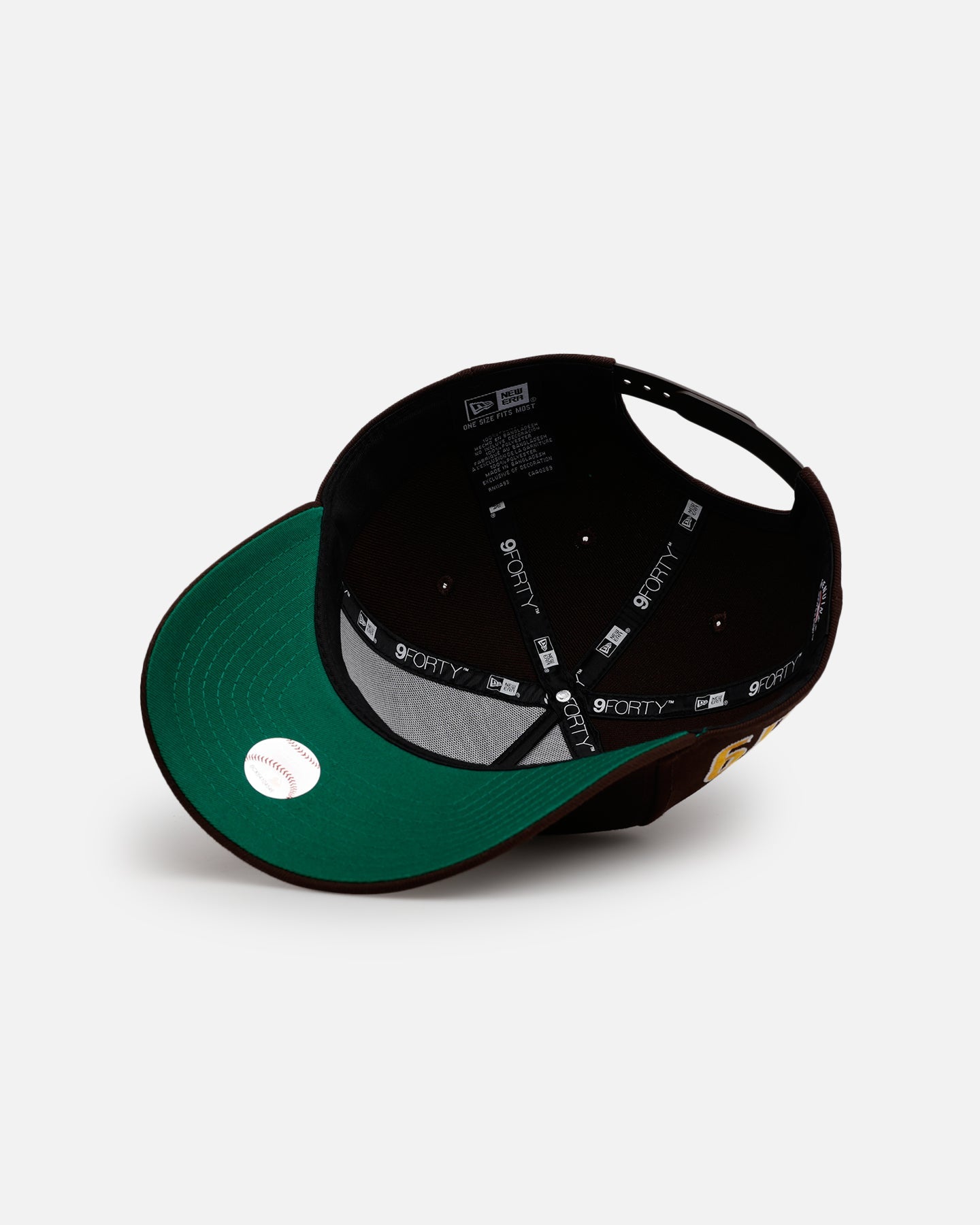 New Era San Diego Padres 'Area Codes' 9FORTY A-Frame Snapback Brown
