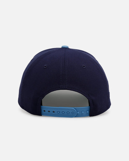 New Era Atlanta Braves 'Coral' 9FORTY A-Frame Snapback Navy/Sky