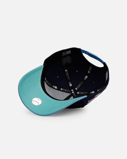 New Era Chicago Cubs 'Coral' 9FORTY A-Frame Snapback Navy/Sky