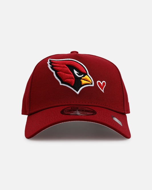 New Era Arizona Cardinals 'Team Color Hearts' 9FORTY A-Frame Snapback Official Team Color