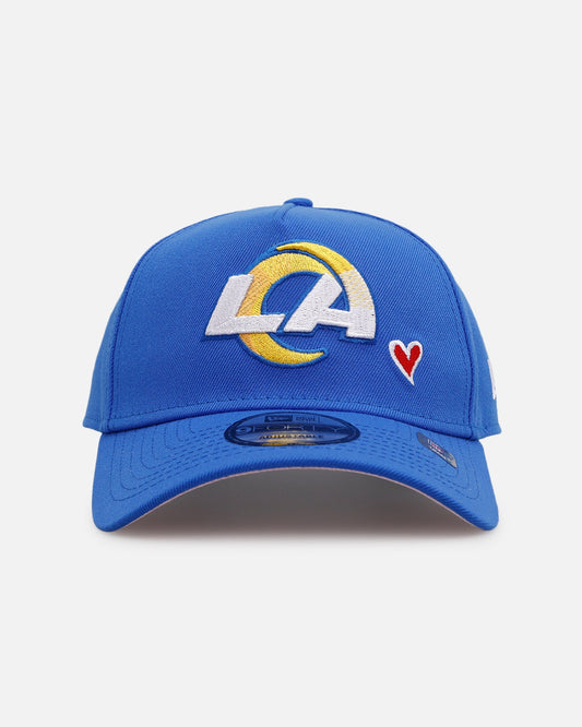 New Era Los Angeles Rams 'Team Color Hearts' 9FORTY A-Frame Snapback Official Team Color