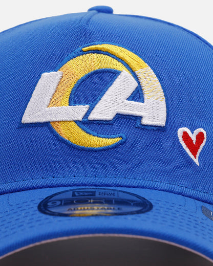 New Era Los Angeles Rams 'Team Color Hearts' 9FORTY A-Frame Snapback Official Team Color
