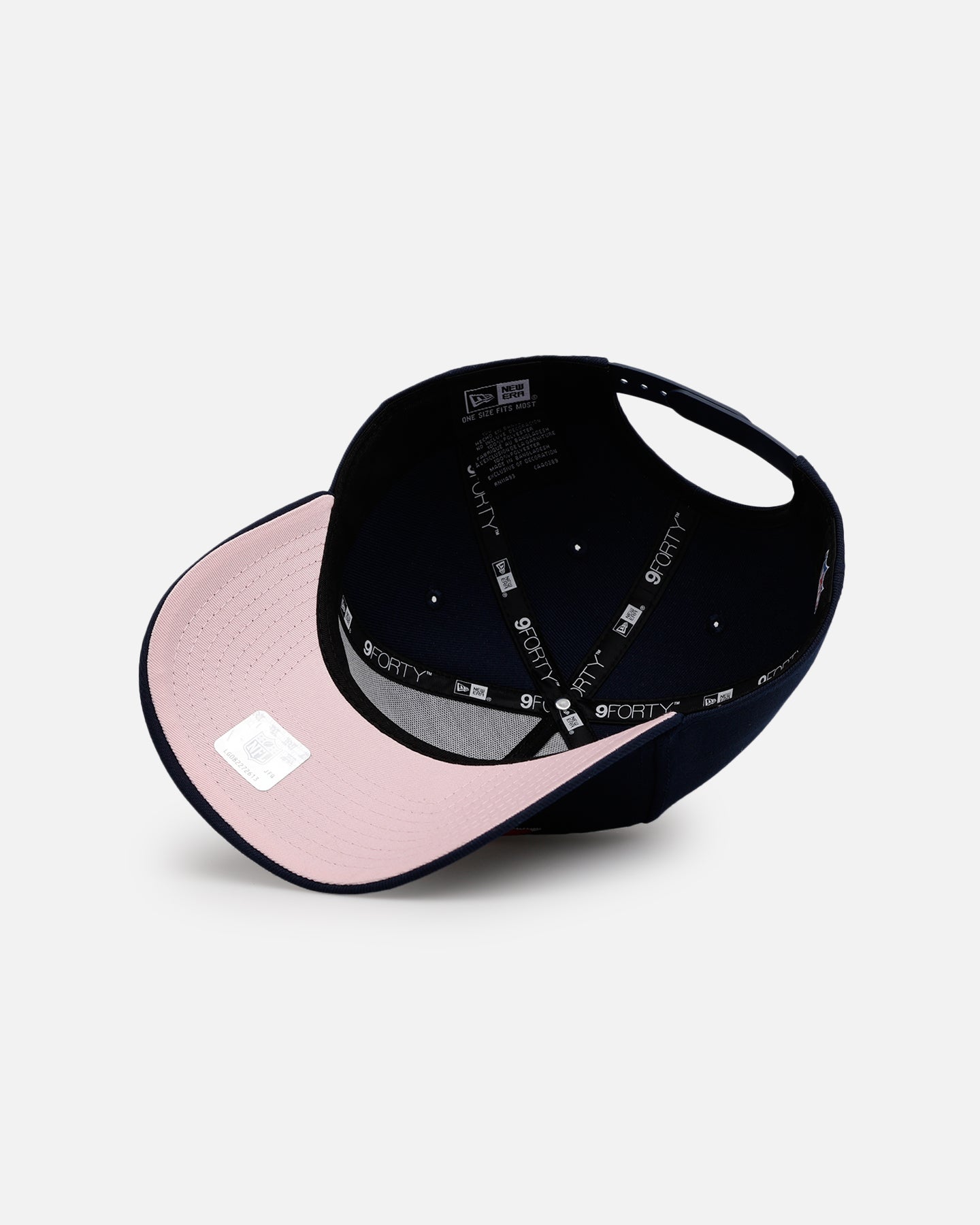 New Era New England Patriots 'Team Color Hearts' 9FORTY A-Frame Snapback Official Team Color