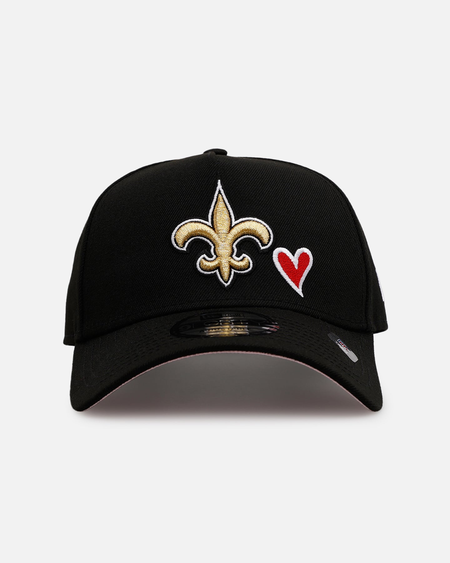 New Era New Orleans Saints 'Team Color Hearts' 9FORTY A-Frame Snapback Official Team Color