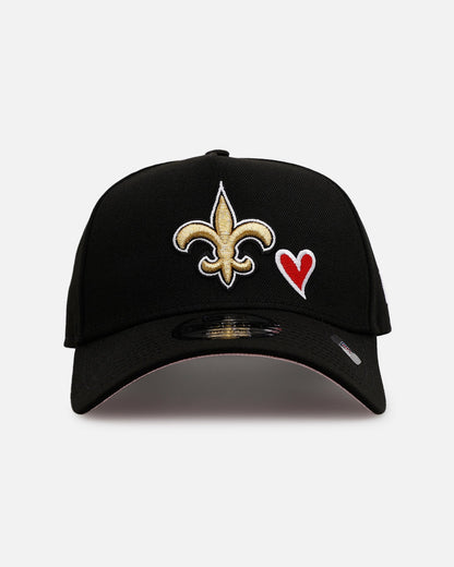 New Era New Orleans Saints 'Team Color Hearts' 9FORTY A-Frame Snapback Official Team Color