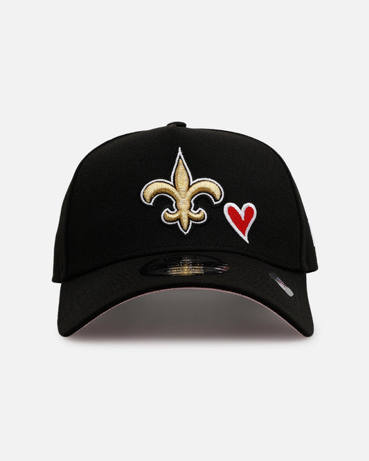 New Era New Orleans Saints 'Team Color Hearts' 9FORTY A-Frame Snapback Official Team Color