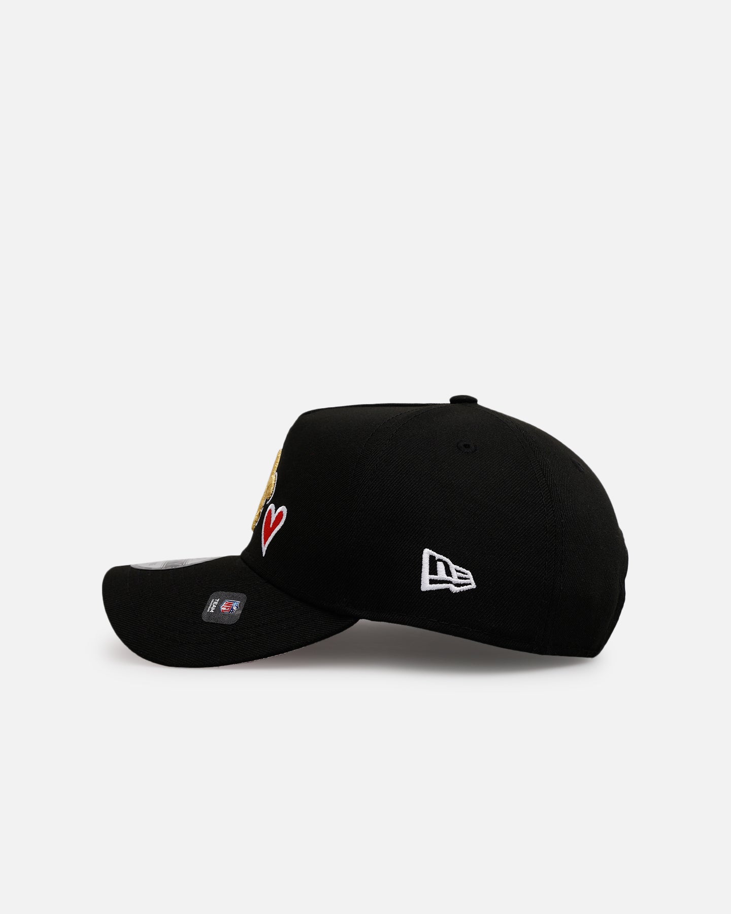 New Era New Orleans Saints 'Team Color Hearts' 9FORTY A-Frame Snapback Official Team Color